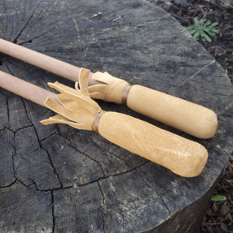 16″ (41cm) Buckskin Drumstick Beater - Tachini Drums