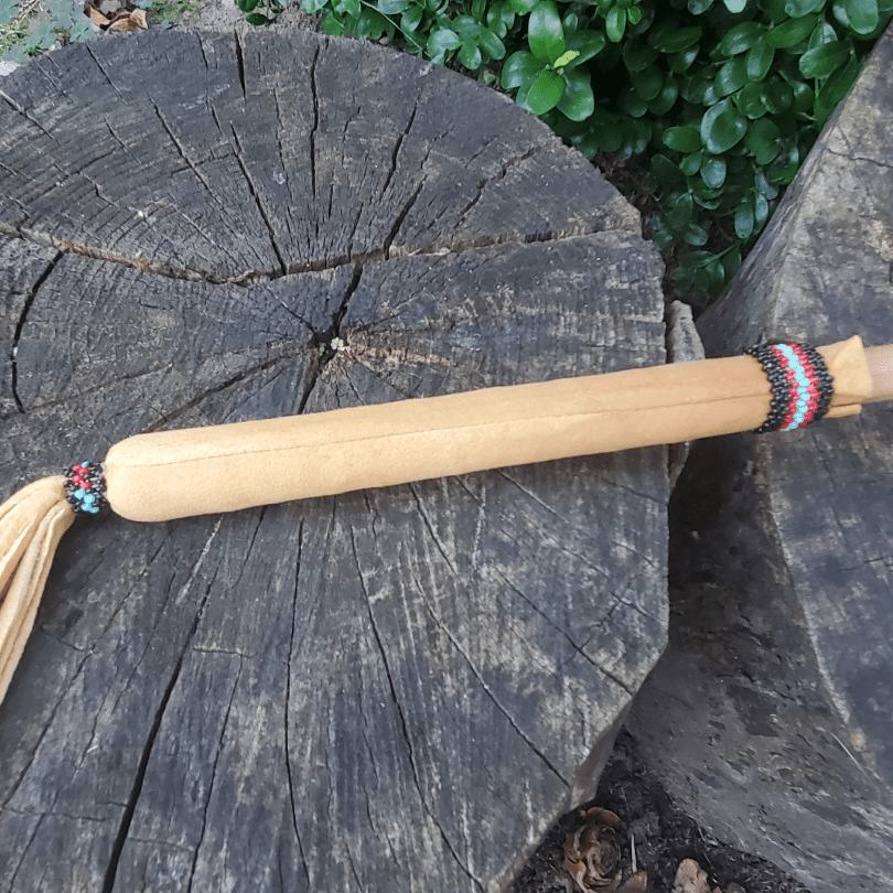 16″ (41cm) Buckskin Drumstick Beater - Tachini Drums