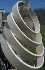 Round maple hand drum frames