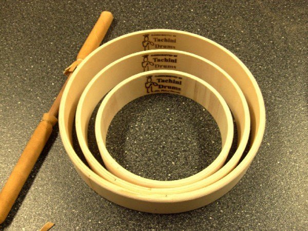 Round maple hand drum frames - Tachini Drums