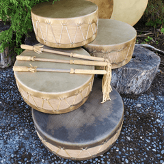 16″ (41cm) Buckskin Drumstick Beater - Tachini Drums