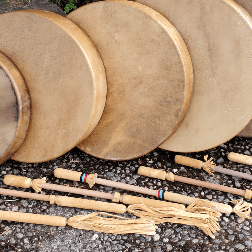 16″ (41cm) Buckskin Drumstick Beater - Tachini Drums