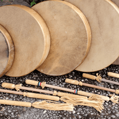 16″ (41cm) Buckskin Drumstick Beater - Tachini Drums