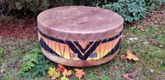Wool Blanket Powwow Drum - Tachini Drums